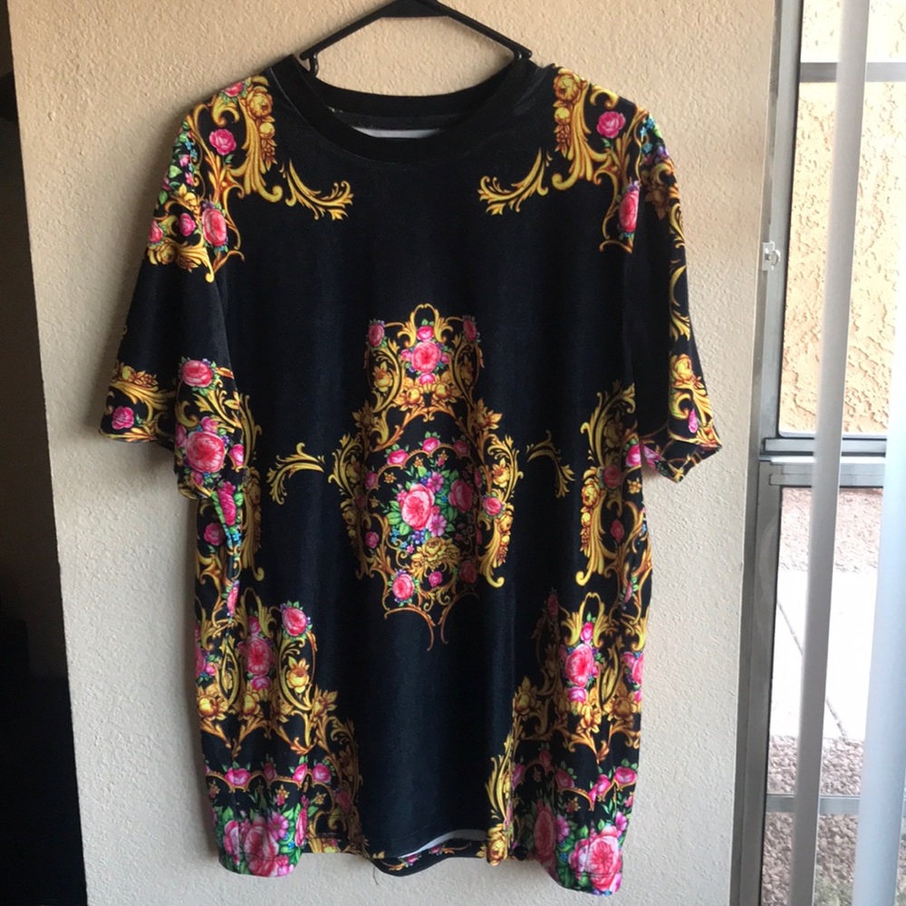 Velvet fitted shirt